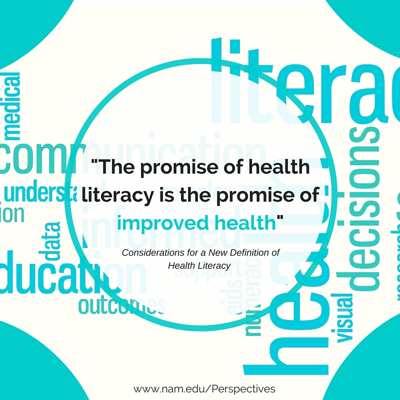 Considerations For A New Definition Of Health Literacy National 