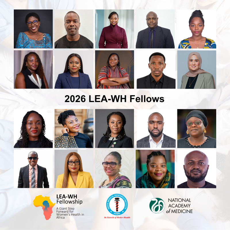 2026 Cohort of Fellows Advancing Women's Health Research in Africa