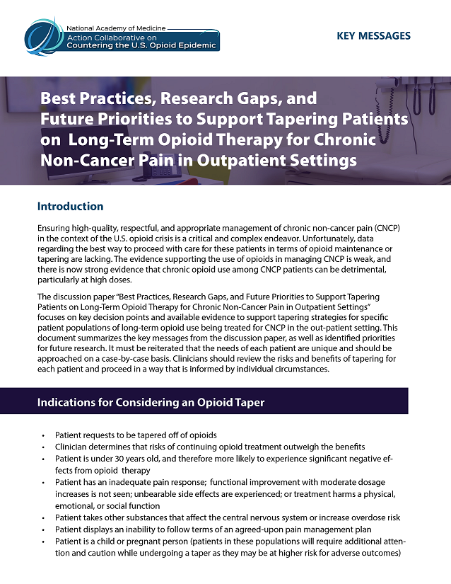 Best Practices, Research Gaps, and Future Priorities to Support