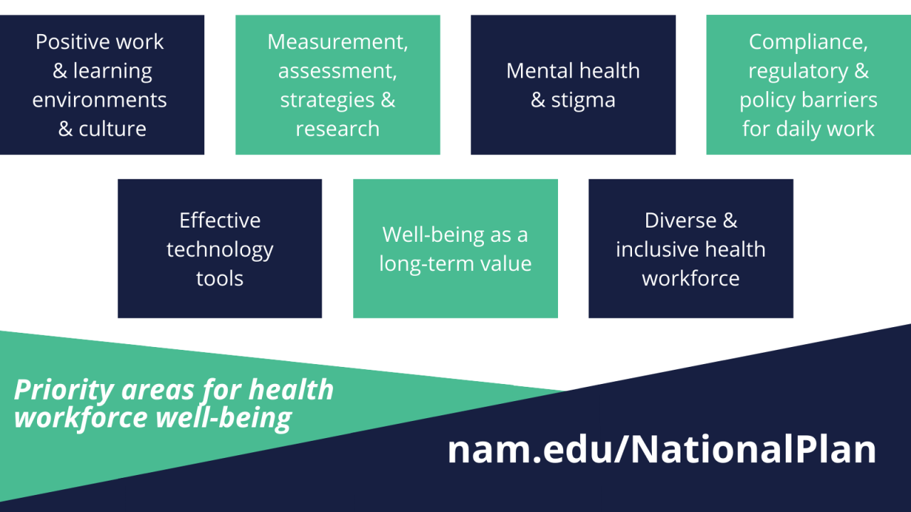 National Plan for Health Workforce WellBeing Publication Toolkit NAM